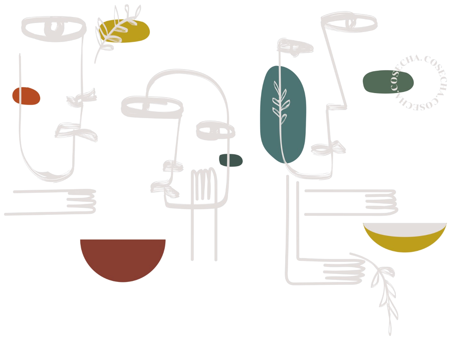 Ilustración de brunch de Cosecha Taller de Cocina